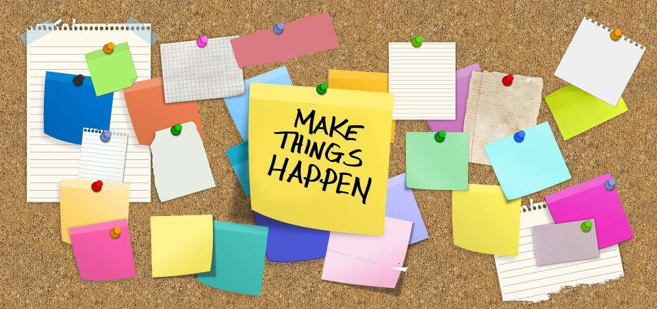 Pinnwand - Make things happen